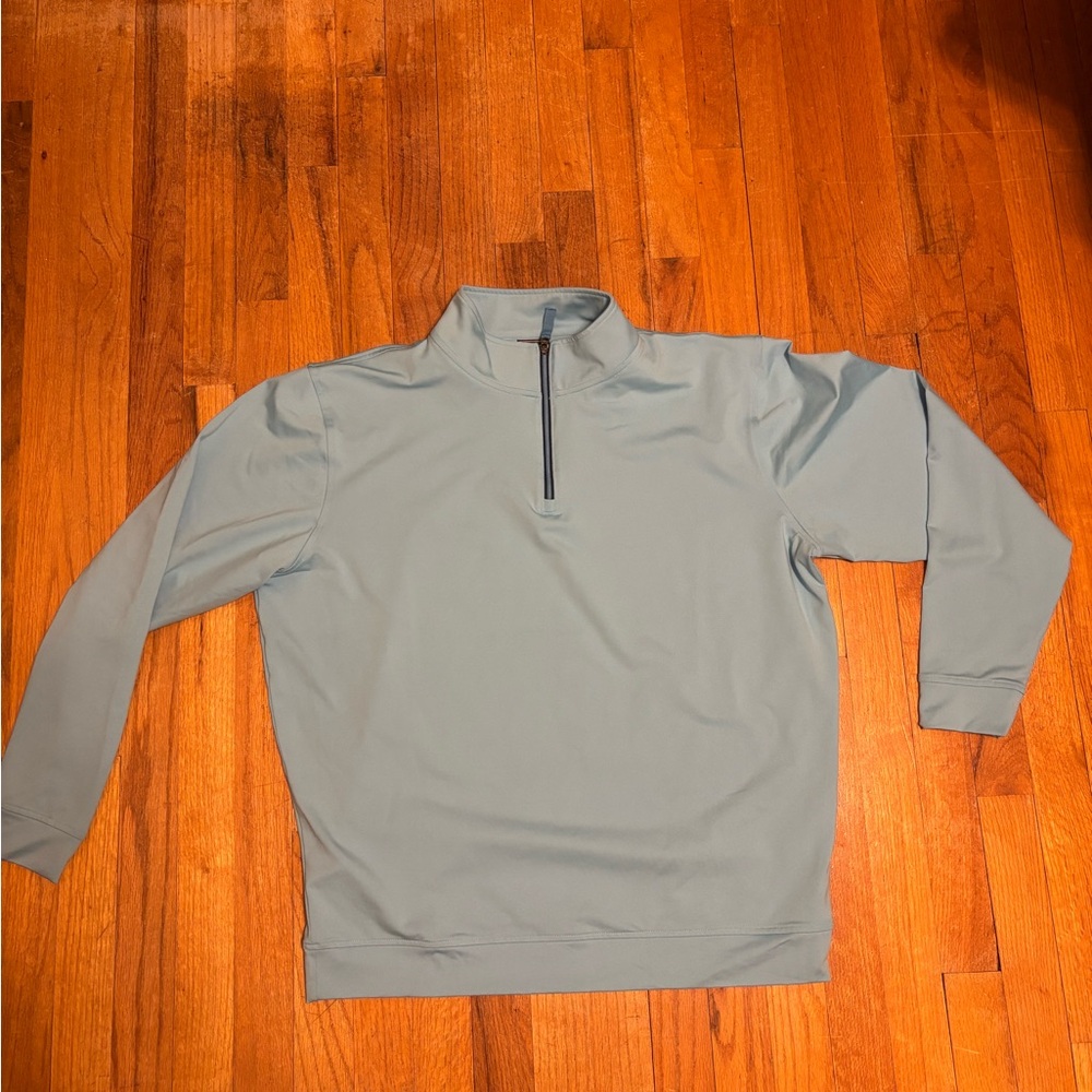 Light Blue FootJoy Quarter-Zip Pullover